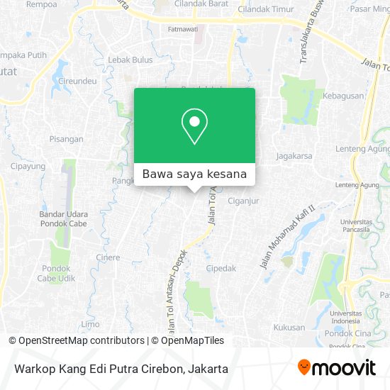 Peta Warkop Kang Edi Putra Cirebon