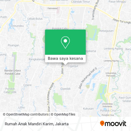 Peta Rumah Anak Mandiri Karim