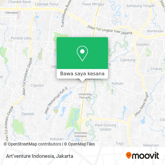 Peta Art'venture Indonesia