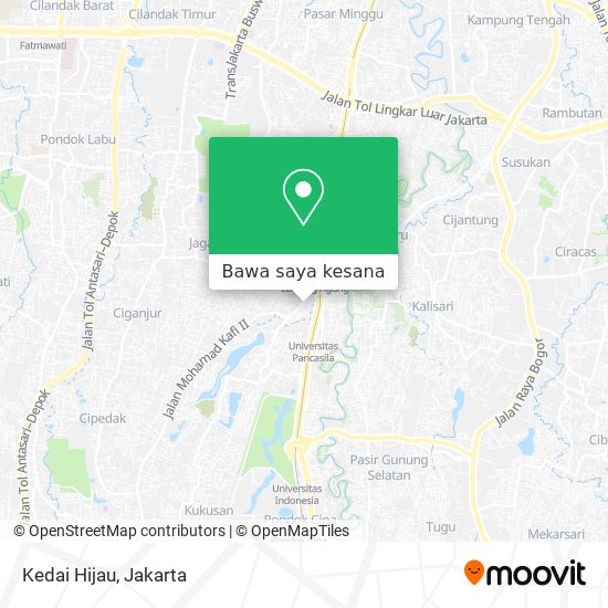 Peta Kedai Hijau