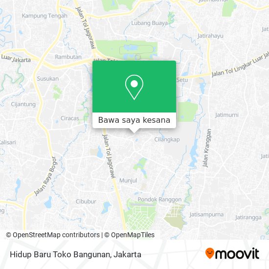 Peta Hidup Baru Toko Bangunan