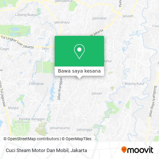 Peta Cuci Steam Motor Dan Mobil