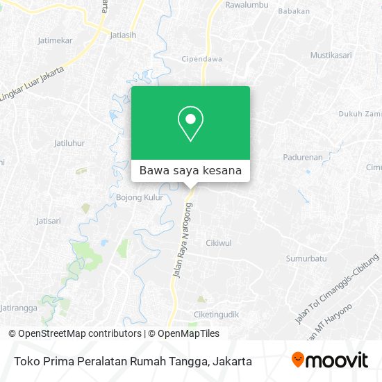 Peta Toko Prima Peralatan Rumah Tangga