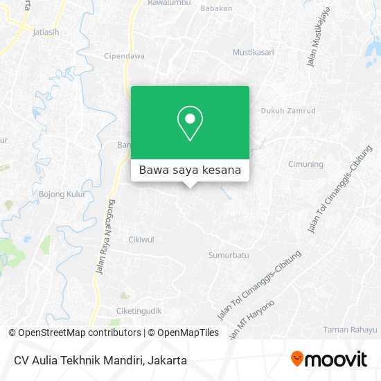 Peta CV Aulia Tekhnik Mandiri