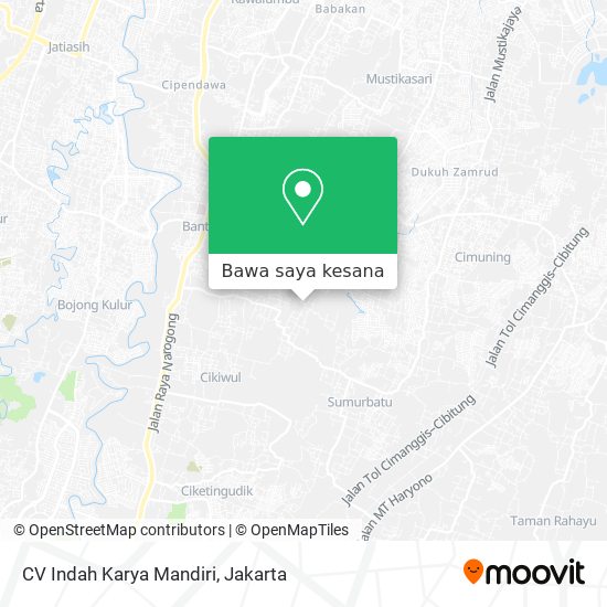 Peta CV Indah Karya Mandiri