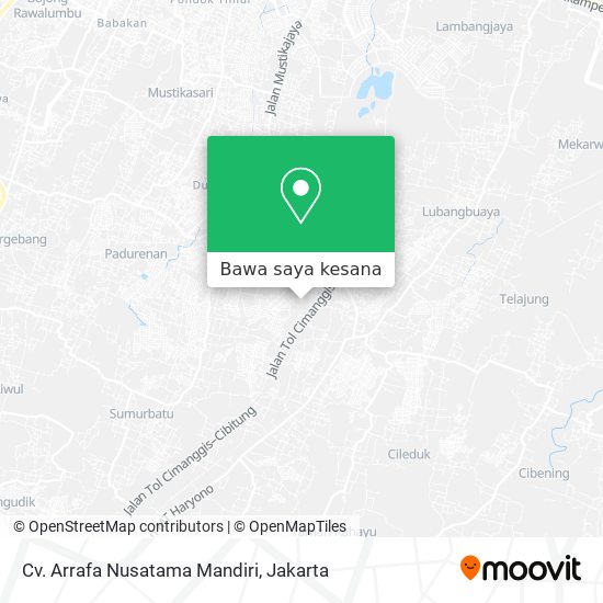 Peta Cv. Arrafa Nusatama Mandiri