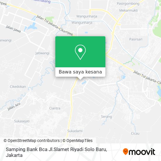 Peta Samping Bank Bca Jl.Slamet Riyadi Solo Baru