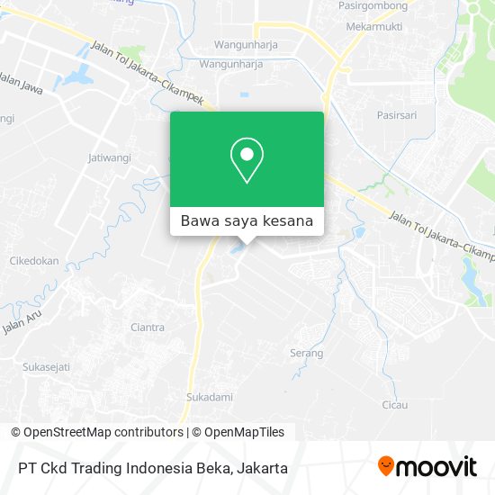 Peta PT Ckd Trading Indonesia Beka