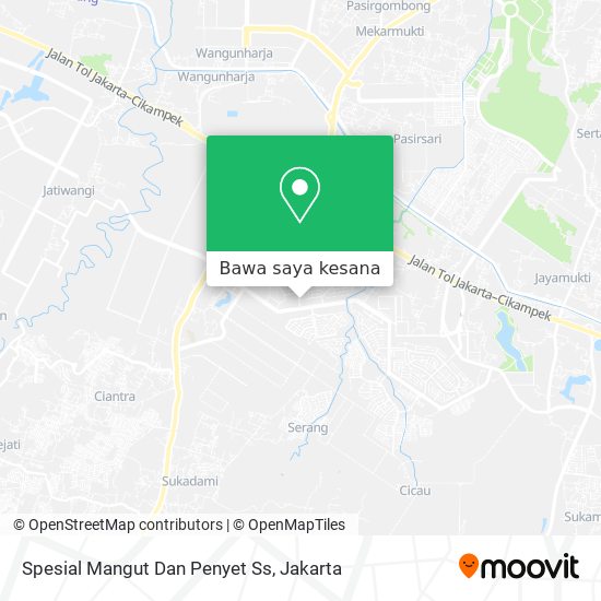 Peta Spesial Mangut Dan Penyet Ss