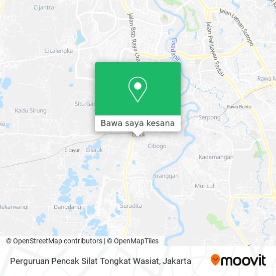 Peta Perguruan Pencak Silat Tongkat Wasiat