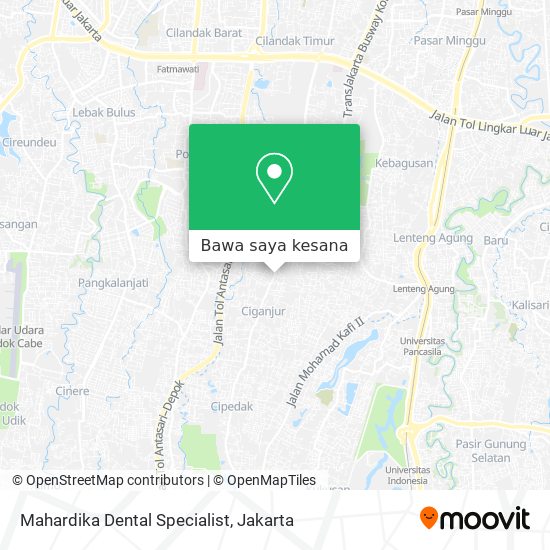 Peta Mahardika Dental Specialist