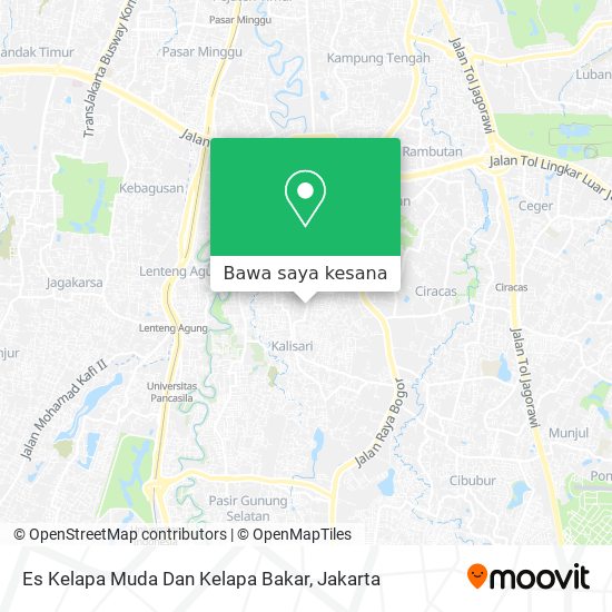 Peta Es Kelapa Muda Dan Kelapa Bakar