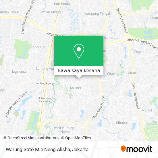 Peta Warung Soto Mie Neng Alisha