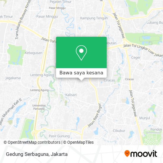 Peta Gedung Serbaguna