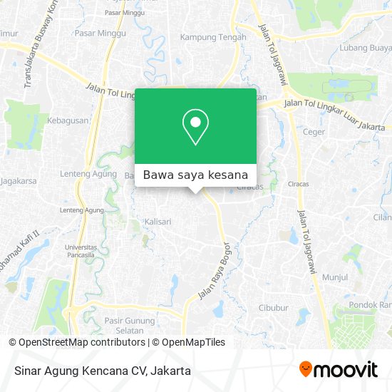 Peta Sinar Agung Kencana CV