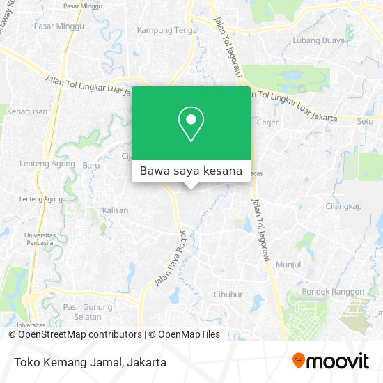 Peta Toko Kemang Jamal