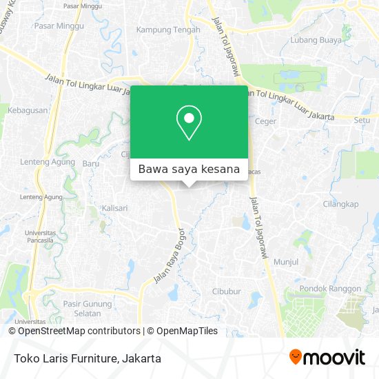 Peta Toko Laris Furniture