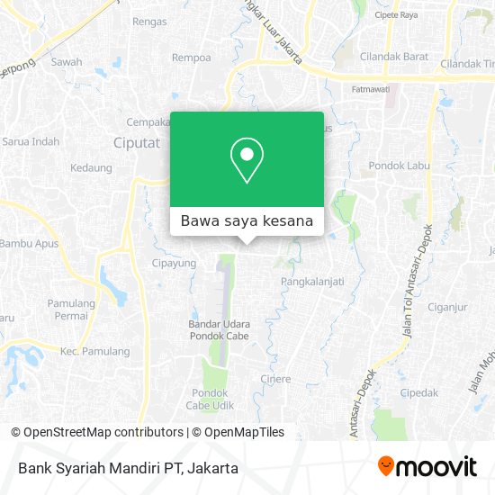 Peta Bank Syariah Mandiri PT