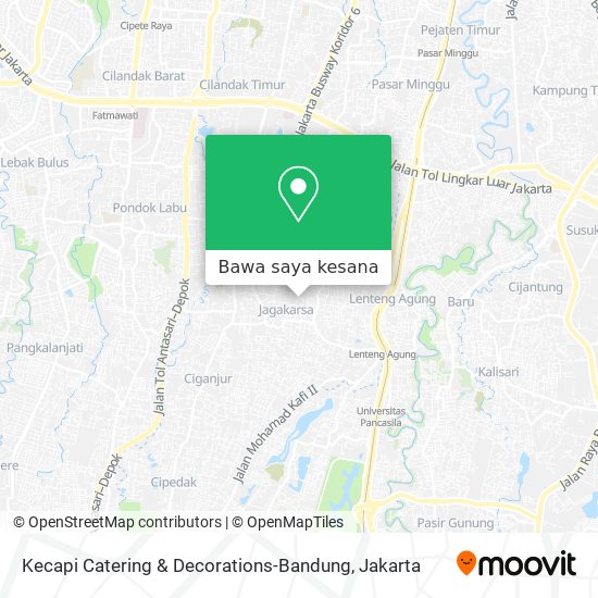 Peta Kecapi Catering & Decorations-Bandung