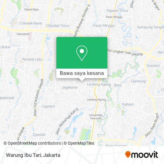 Peta Warung Ibu Tari