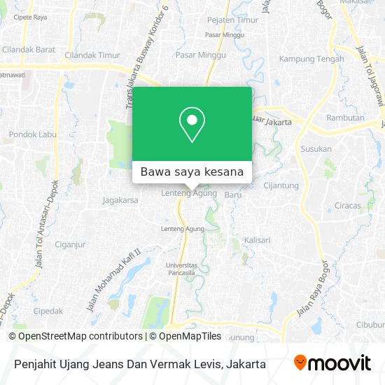 Peta Penjahit Ujang Jeans Dan Vermak Levis