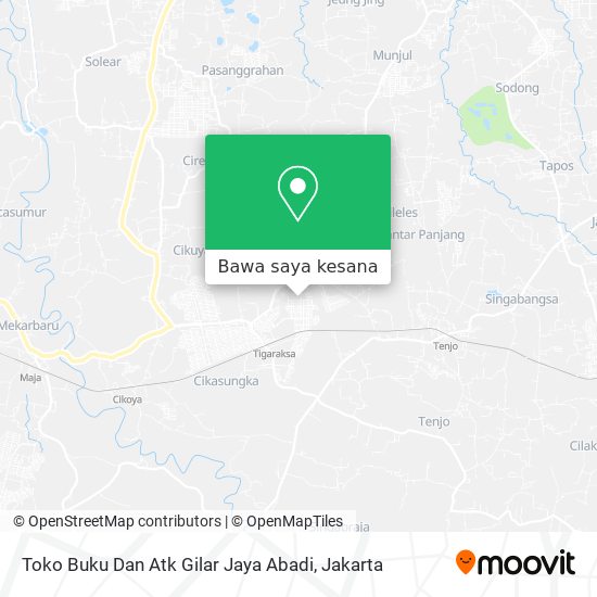 Peta Toko Buku Dan Atk Gilar Jaya Abadi