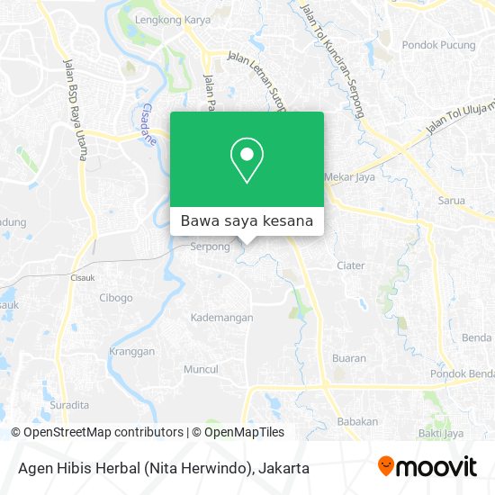 Peta Agen Hibis Herbal (Nita Herwindo)