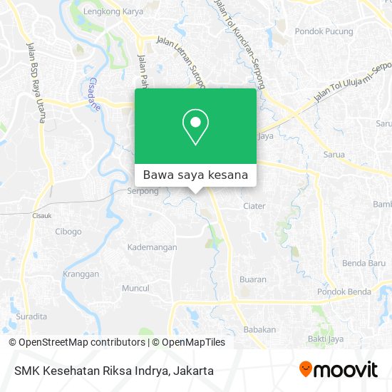 Peta SMK Kesehatan Riksa Indrya