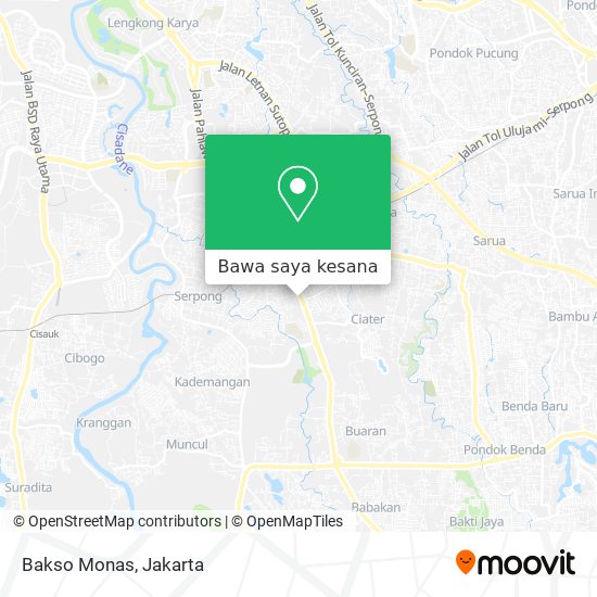 Peta Bakso Monas