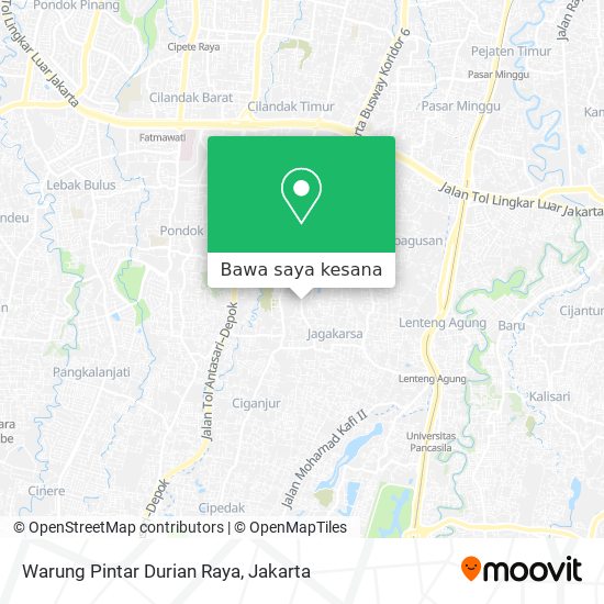 Peta Warung Pintar Durian Raya