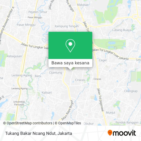 Peta Tukang Bakar Ncang Ndut