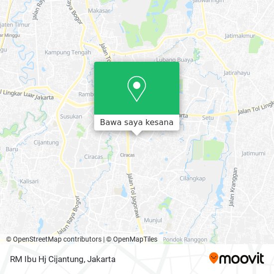 Peta RM Ibu Hj Cijantung