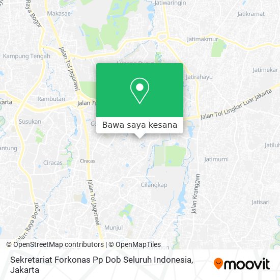 Peta Sekretariat Forkonas Pp Dob Seluruh Indonesia