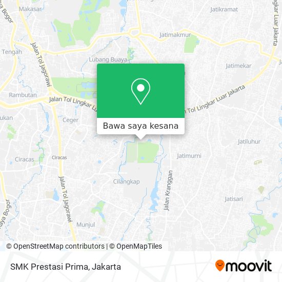 Peta SMK Prestasi Prima