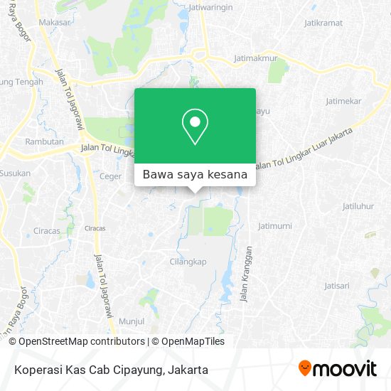 Peta Koperasi Kas Cab Cipayung