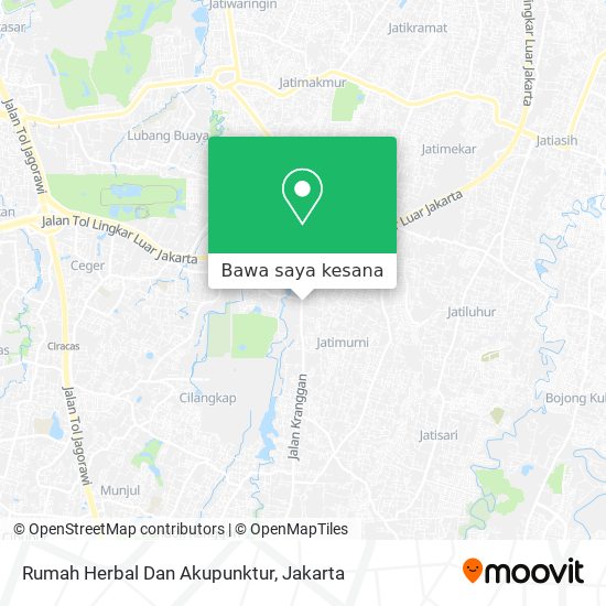 Peta Rumah Herbal Dan Akupunktur