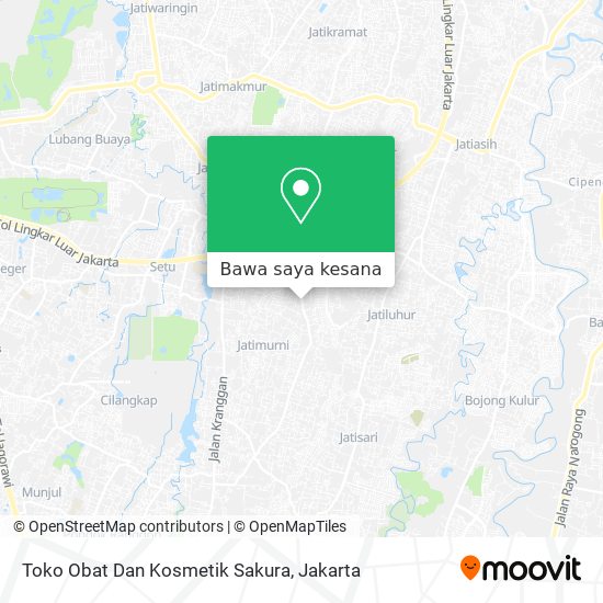 Peta Toko Obat Dan Kosmetik Sakura