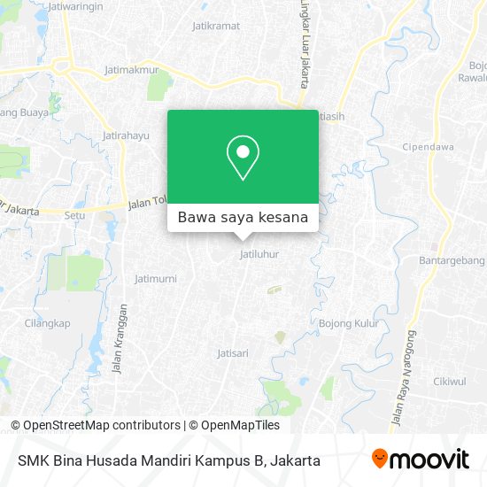 Peta SMK Bina Husada Mandiri Kampus B