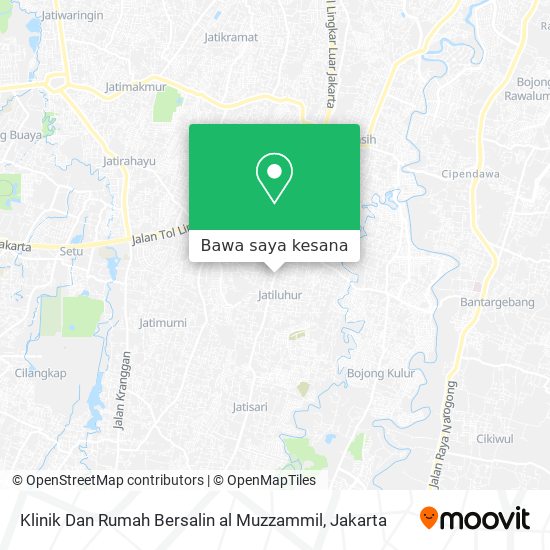 Peta Klinik Dan Rumah Bersalin al Muzzammil