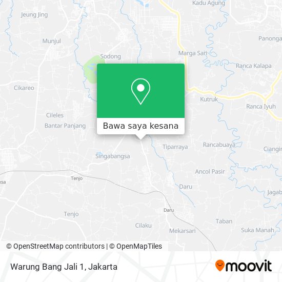 Peta Warung Bang Jali 1