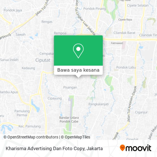 Peta Kharisma Advertising Dan Foto Copy