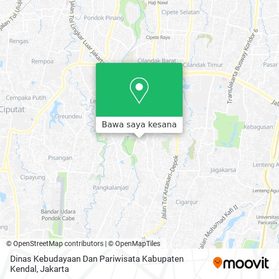 Peta Dinas Kebudayaan Dan Pariwisata Kabupaten Kendal