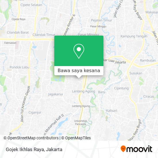 Peta Gojek Ikhlas Raya