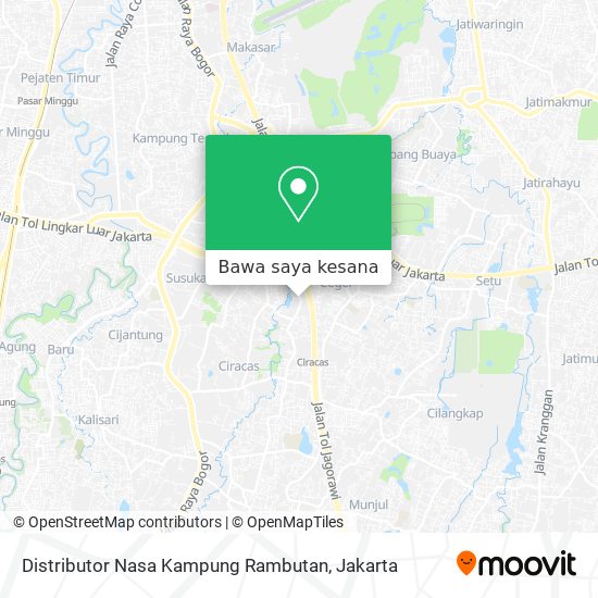 Peta Distributor Nasa Kampung Rambutan