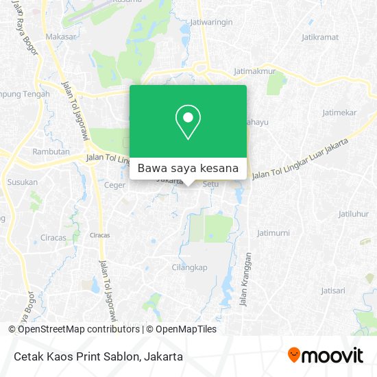 Peta Cetak Kaos Print Sablon