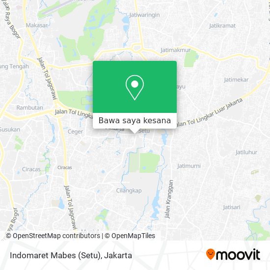 Peta Indomaret Mabes (Setu)