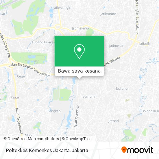 Peta Poltekkes Kemenkes Jakarta