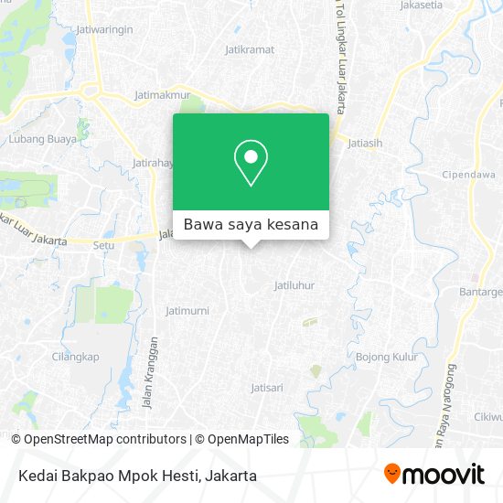 Peta Kedai Bakpao Mpok Hesti