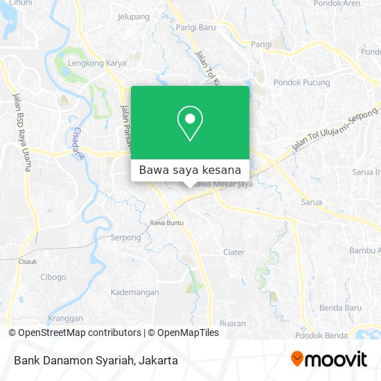 Peta Bank Danamon Syariah