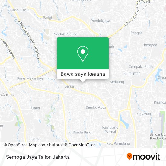 Peta Semoga Jaya Tailor